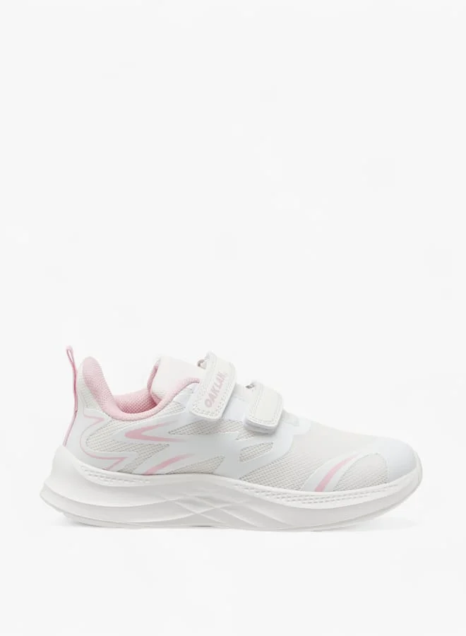 Oaklan by Shoexpress Girls Pull Tab Detail Sports Shoes with Hook and Loop Closure
