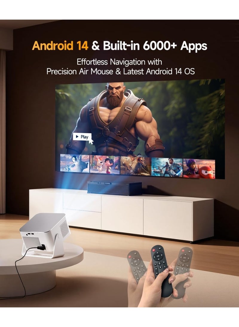 M.A&F's Smart Projector with 4K 8K Support, Portable Projectors 600 ANSI - Image 5