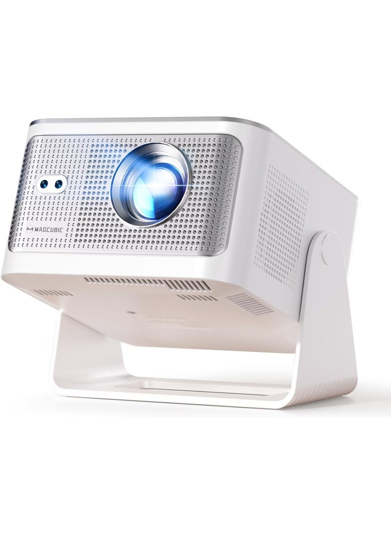 M.A&F's Smart Projector with 4K 8K Support, Portable Projectors 600 ANSI - Image 1