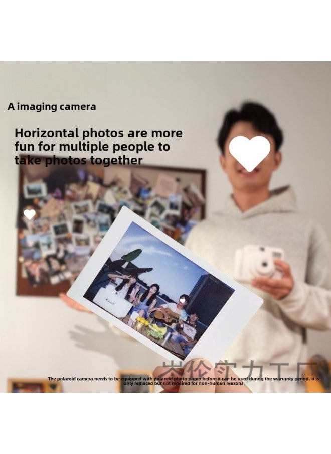 Generic Portable High-value Home-made Porter Camera With Exquisite Gift Box Cute Student-value Photo Paper Real Machine-Body Color:Lavender Purple + Crystal Shell Photo Album Back Rope + 10-phase Paper Package One  - Image 3