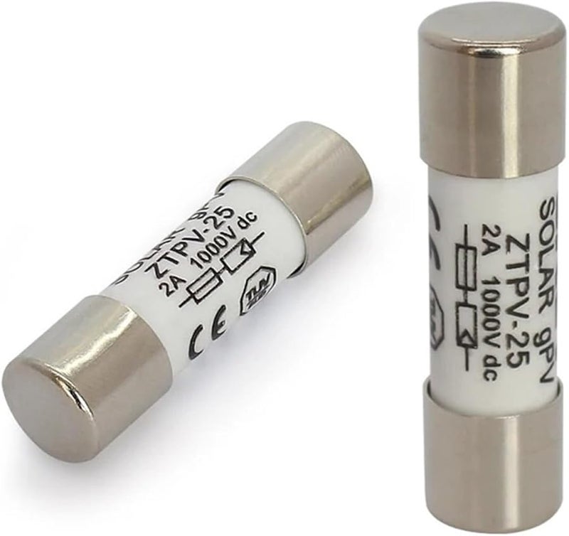 20pcs 5A 1000V DC Solar PV Fuse 10x38mm Metal Alloy For 1 32A Systems - Image 1