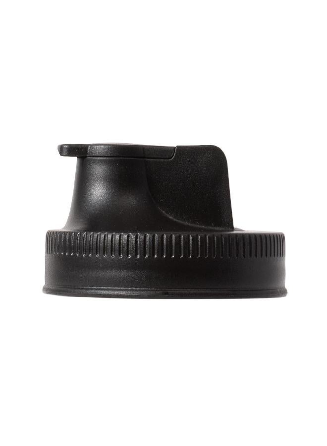 Jarware Jarware 82686 Black Wide Mouth Mason Jar Spout Lids, with and without Handle, Set of 2  - Image 3