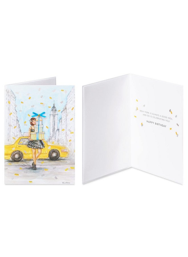 Papyrus Deluxe Boxed Birthday Card Assortment - Designed by Bella Pilar, City Fashion (4-Count) - Image 4