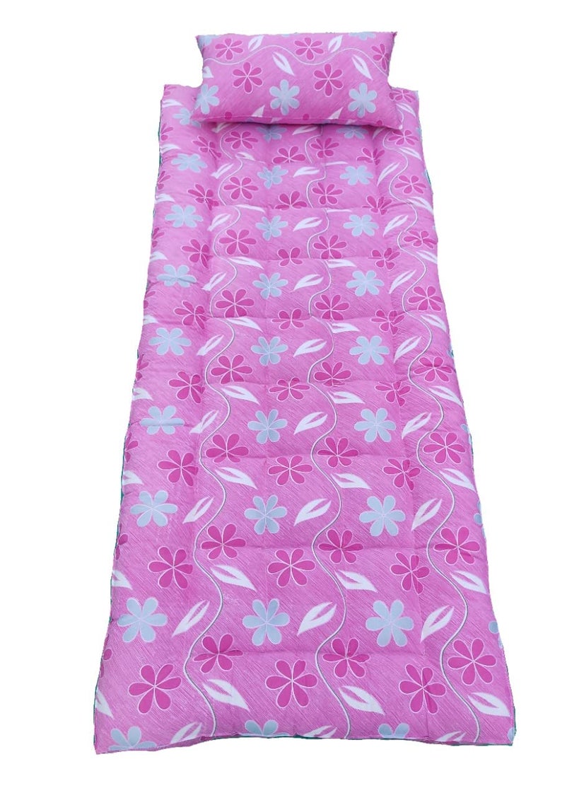 NIVEDHA MATTRESS NIVEDHA MATTRESS Ilavam PanjuKapokSilk Cotton Soft Sleeping Foldable Hostel Bed Mattress 625 x 25 feet x 3 inches with 1 Pillow  - Image 2