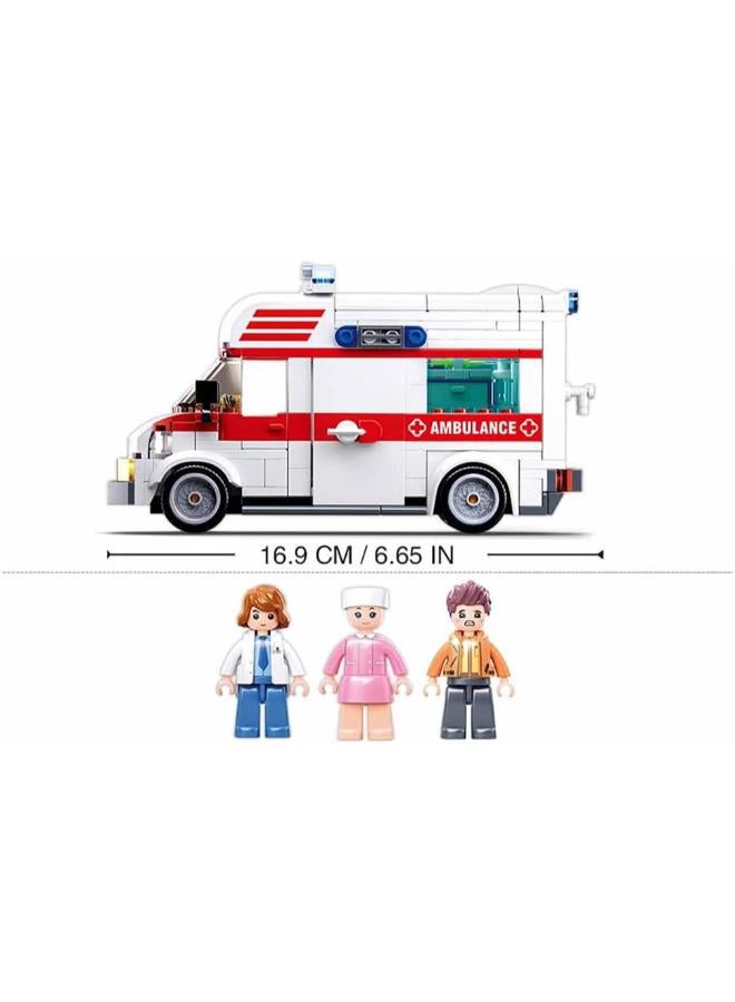 Sluban Building Toy Blocks Ambulance Building Toy Pieces - 328 Pieces, M38-B1065 - Image 5
