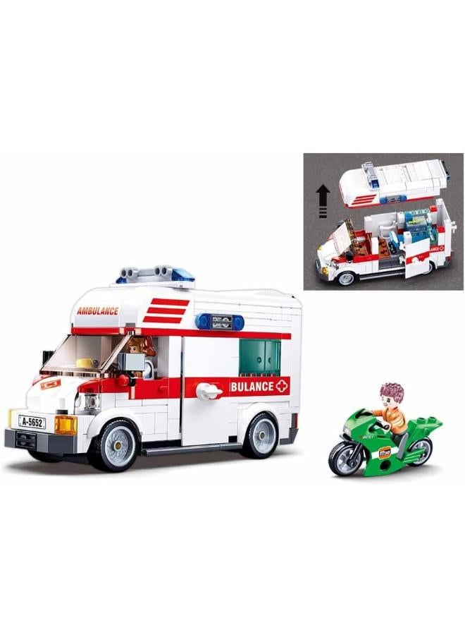 Sluban Building Toy Blocks Ambulance Building Toy Pieces - 328 Pieces, M38-B1065 - Image 3