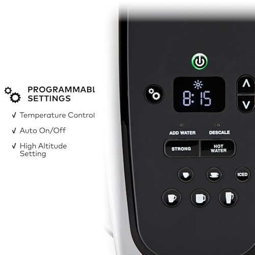 Keurig K-Elite Single Serve K-Cup Pod Coffee Maker, with Strength and Temperature Control, Iced Coffee Capability, 8 to 12oz Brew Size, Programmable, Brushed Slate - Image 4