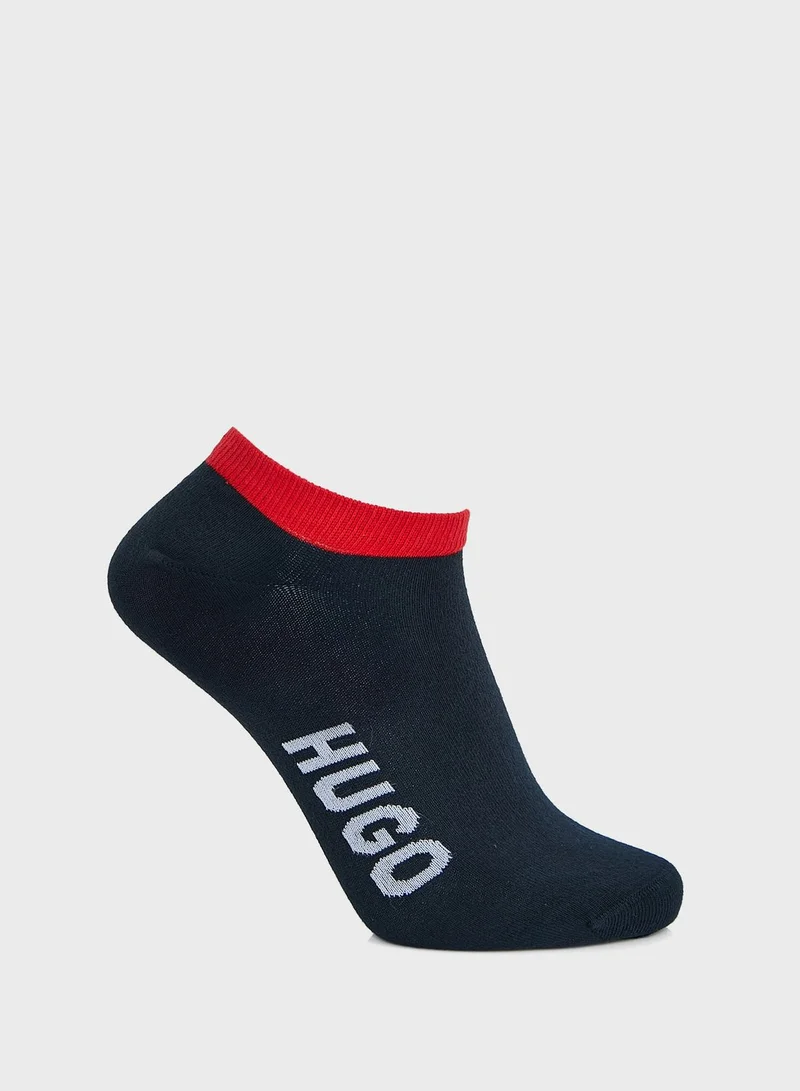 HUGO 3 Pack Logo Socks