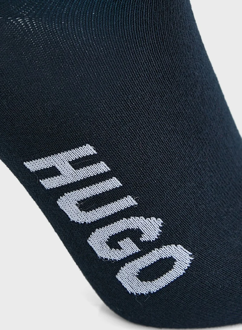 HUGO 3 Pack Logo Socks