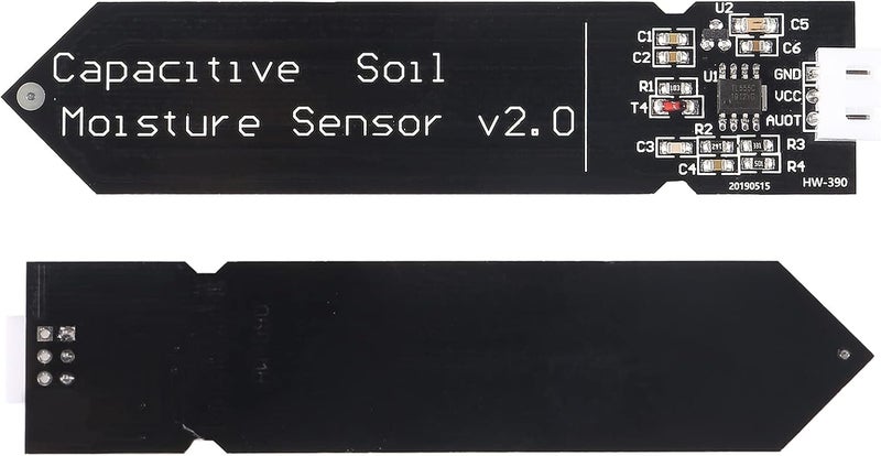 AiTrip 10 Pack Capacitive Soil Moisture Sensor Corrosion Resistant for Arduino Moisture Detection Garden Watering DIY Electronic for Arduino and Raspberry Pi (10PCS) - Image 2