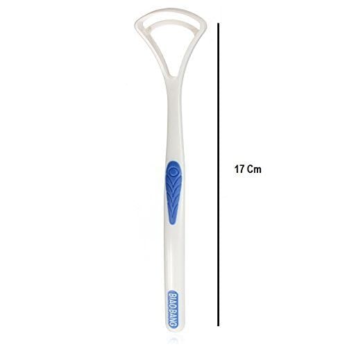 BRIGHTZONE tongue cleaner Fights Bad Breath & Oral Health Care Improved Taste Sense for fresh people of india for adult & children Flexible Handle Easy to Use pack of 2 - Image 4