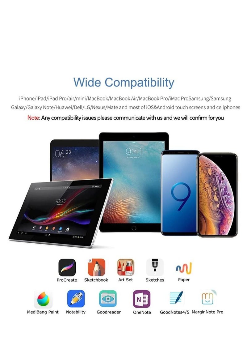 ELTRAZONE Active Stylus Pen with Palm Rejection for Precise Writing/Drawing Compatible with Apple iPad - Image 5