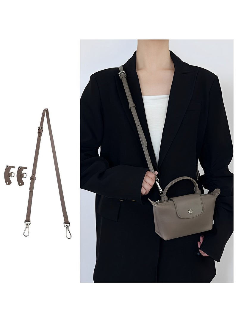 Skycare - Skycare Genuine Leather Purse Straps - Adjustable Shoulder Strap for Longchamp Mini Bags - Image 1