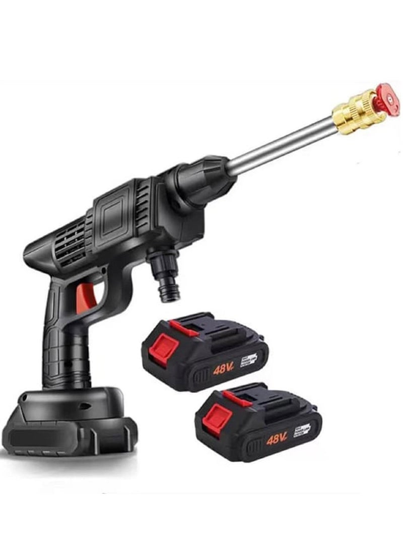 Portable Cordless Pressure Washer With Two Battery Multicolour - Image 1