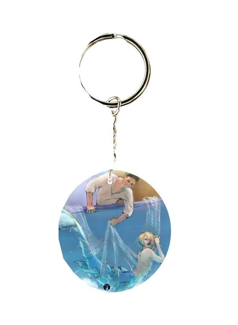 Anime Printed Double Sided Keychain