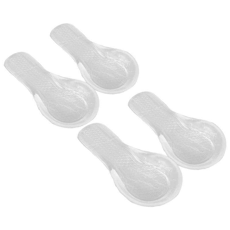 Honeycomb Anti Slip Gel Heel Cushion Inserts Self Adhesive Size L 2 Pairs - Image 2