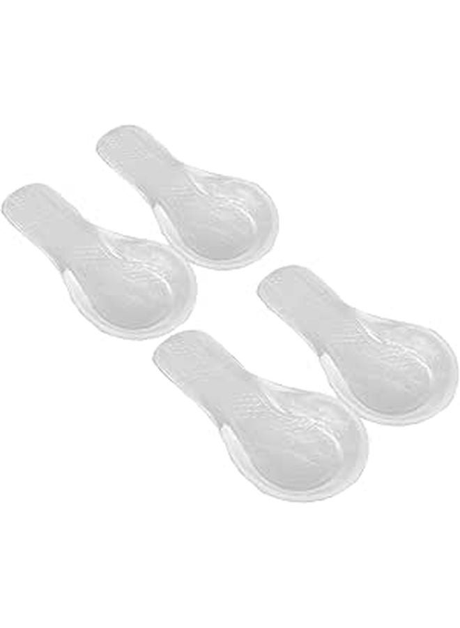Honeycomb Anti Slip Gel Heel Cushion Inserts Self Adhesive Size L 2 Pairs - Image 1