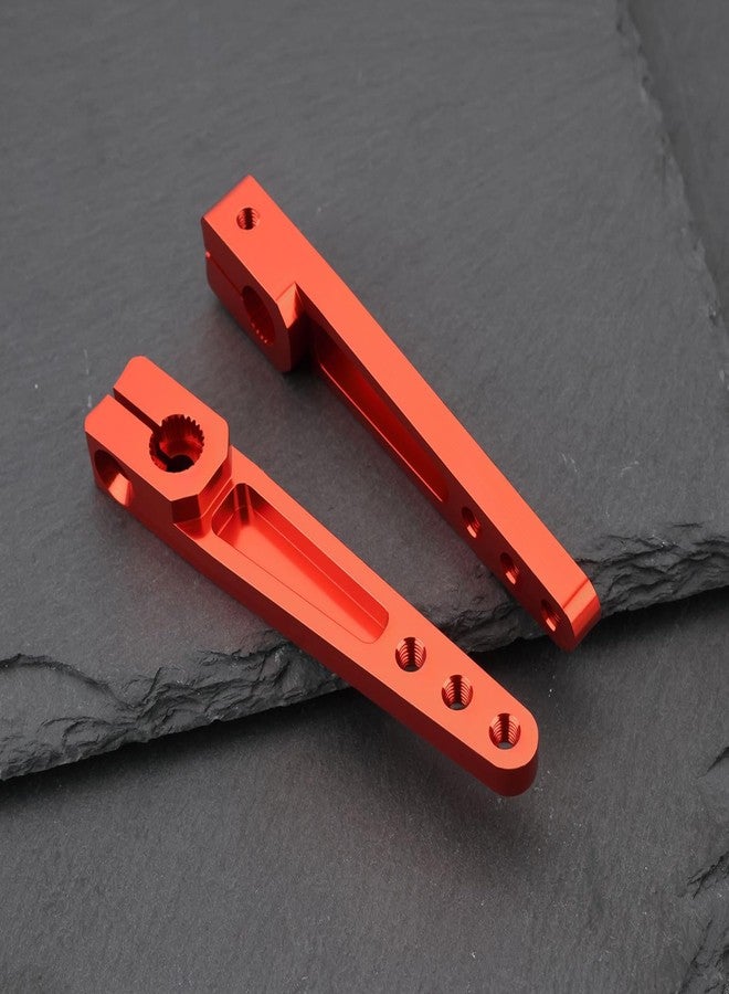 Micro Traders 2Pcs 1.75inch 25T Servo Arm Horn Aluminum with Screw Compatible with Futaba Hitec Savox Power HD Servo Motors Fit RC Airplane Car - Image 5