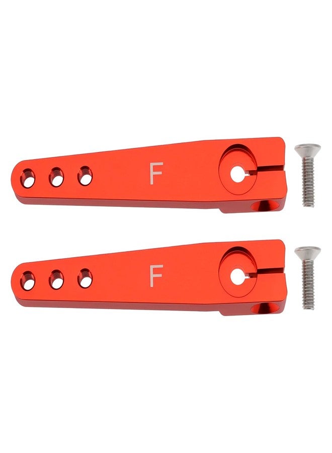 Micro Traders 2Pcs 1.75inch 25T Servo Arm Horn Aluminum with Screw Compatible with Futaba Hitec Savox Power HD Servo Motors Fit RC Airplane Car - Image 1