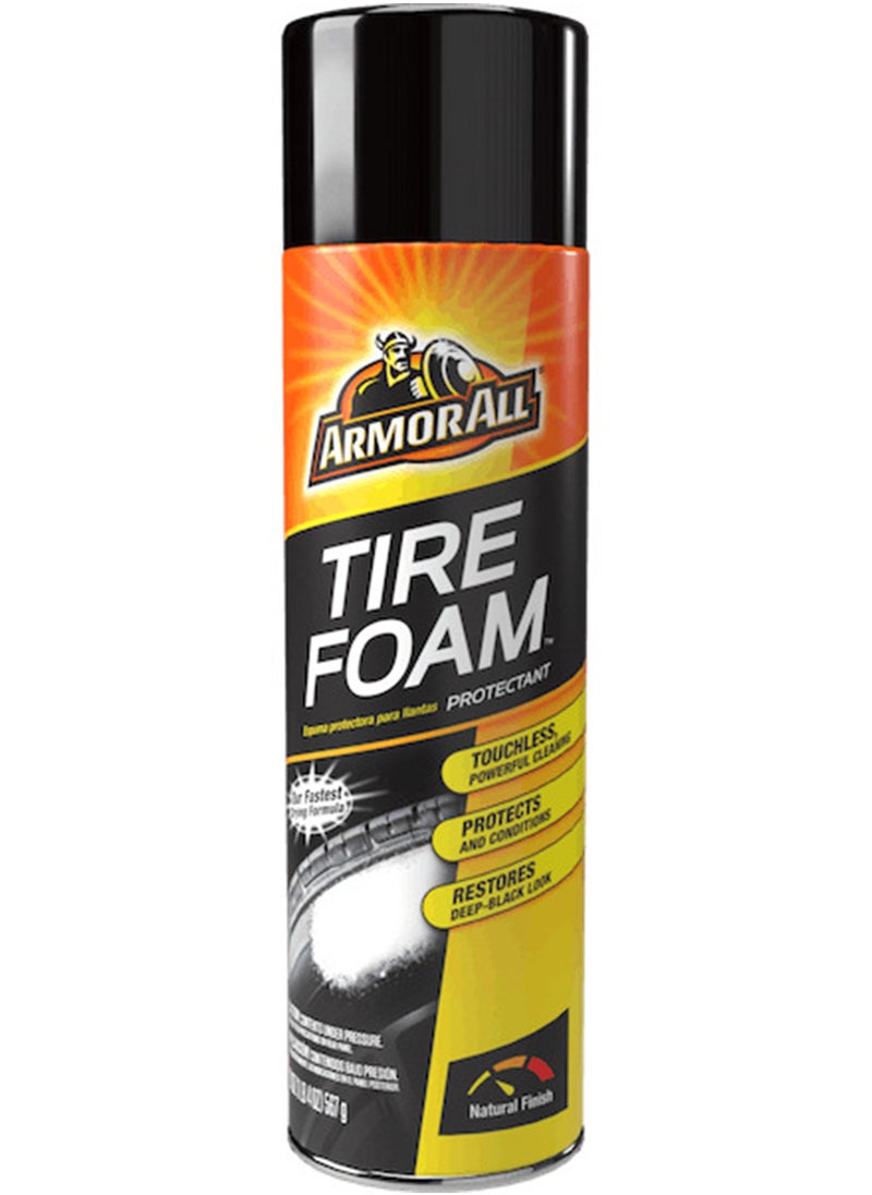 ARMOR ALL - رغوة الإطارات 600 مل، ملمع الإطارات بدون شطف أو مسح، سهل الاستخدام، قطعة واحدة - Image 1