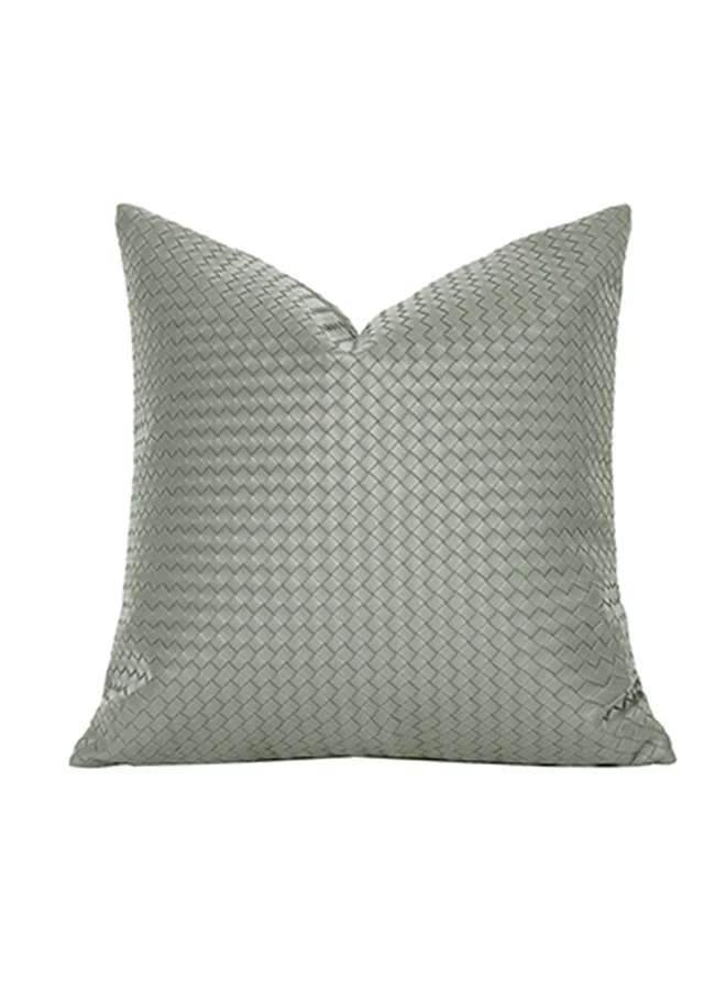DANUBE HOME Danube Home Gleam Cushion 45x45cm Green | PU Decorative Lightweight Throw Pillow For Sofas, Couches, Beds For Living Room