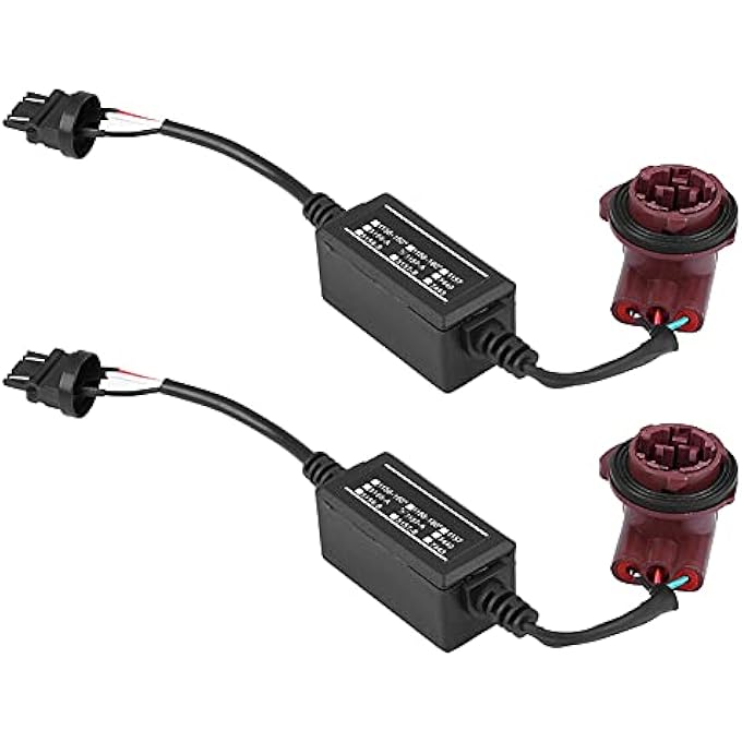 زيروديس فك تشفير مقاومات تحميل LED عالمية من قطعتين مضاد للفرط في وميض الفرامل Canbus لمصابيح LED - Image 3