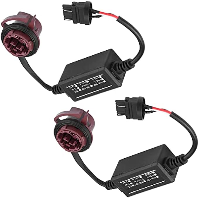 زيروديس فك تشفير مقاومات تحميل LED عالمية من قطعتين مضاد للفرط في وميض الفرامل Canbus لمصابيح LED - Image 1