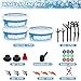EOBOH Christmas Craft Snowman Kit 3 Pack DIY Snowman Craft Kit for Kids Build a Snowman Indoor Decor Creative Kids Air Dry Modeling Clay Xmas Activities Christmas Making Kit for Toys Favors - Image 4