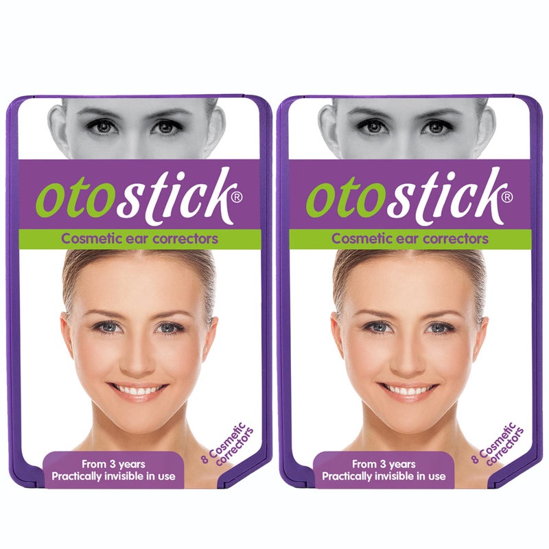 Otostick - 2 Pack 8 Count Cosmetic Discreet Protruding Ear Corrector - Corrective Ear Care Products for Ear Pinning without Surgery from 3 Years. - Image 1