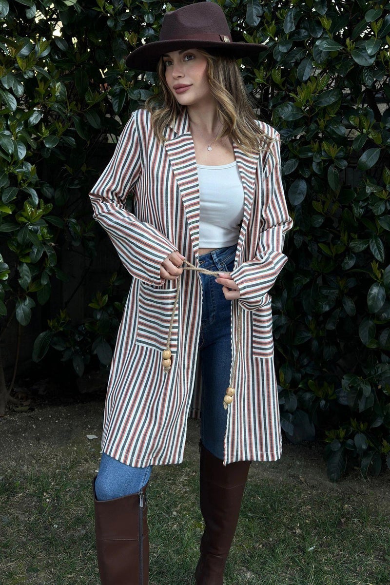 Weshaya Jacket Women Red-Ecru - Image 4