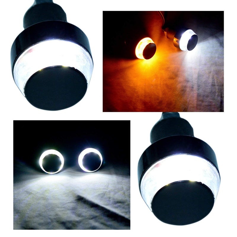 SPEDY Handle Bar End LED Light Dubble Color for Continental GT 650 Item_id-505 - Image 1