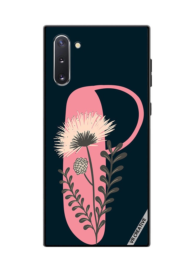 VR CREATIVE Protective Case Cover For Samsung Galaxy Note10 5G Alphabet P Design Multicolour - Image 1