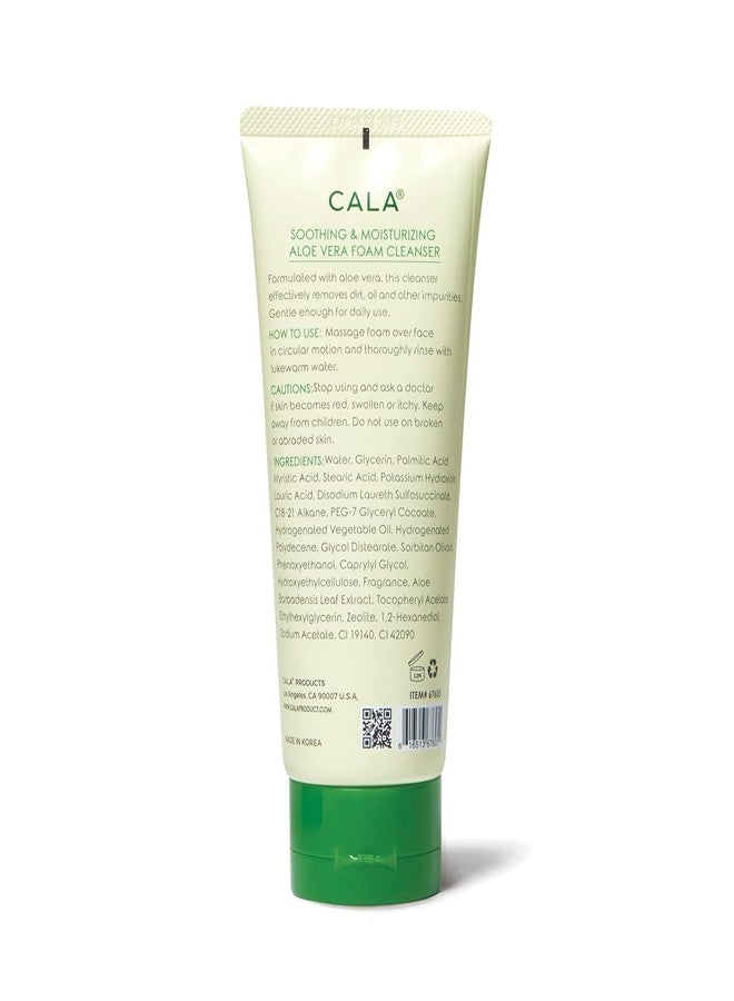 Cala Aloe vera soothing & moisturizing foam cleanser 5.07 fluid ounce, 5.07 Fl Ounce - Image 2