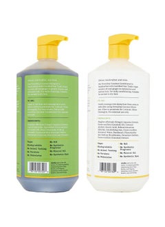 Alaffia Alaffia EveryDay Coconut Shampoo and Conditioner - Normal to Dry Hair Cleansing with Ginger and Coconut Oil, Fair Trade, 32 Fl Oz  - Image 2