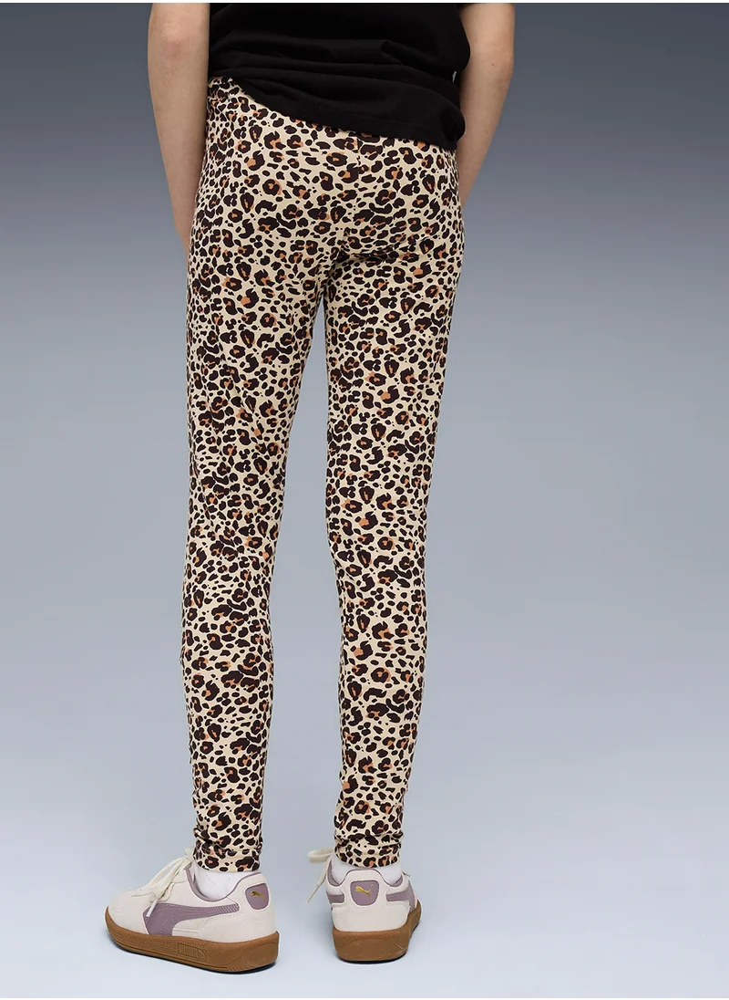 بوما Kids Essential Graphic Animal Aop Leggings
