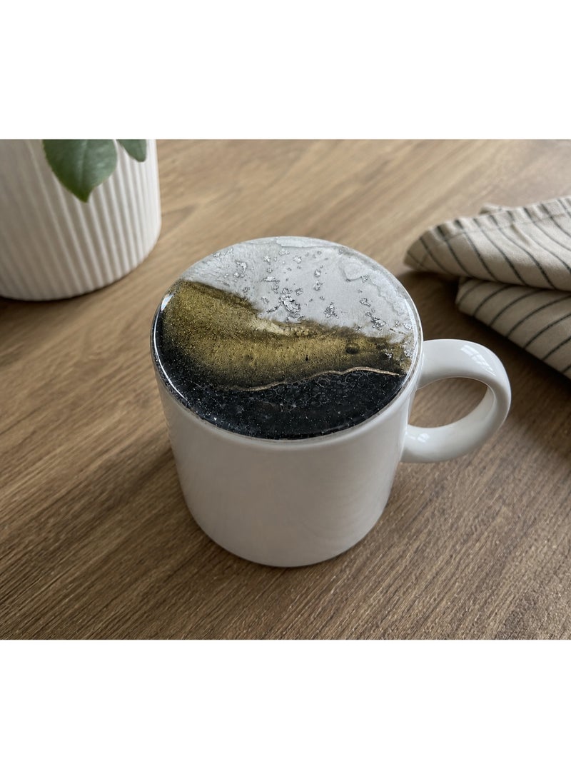 Sahaj Decor- Round Resin Marble Coasters - Image 4