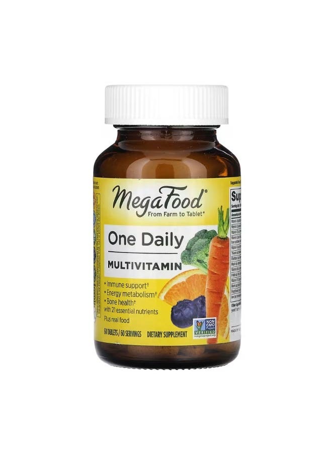 MegaFood One Daily Multivitamin 60 Tablets  - Image 1