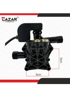 CAZAR CAZAR Rectangular Car WasherPressure Washer Head Assembly Set with AutoCut Off Switch for Pressure Washer Machine Suitable for Machine Having Rectangular HeadPump Assembly5X5cm  - Image 2