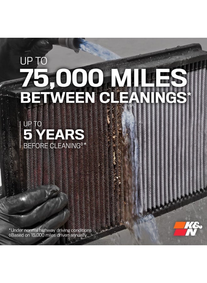 K&N 33-3080 High Performance Engine Air Filter - Image 4