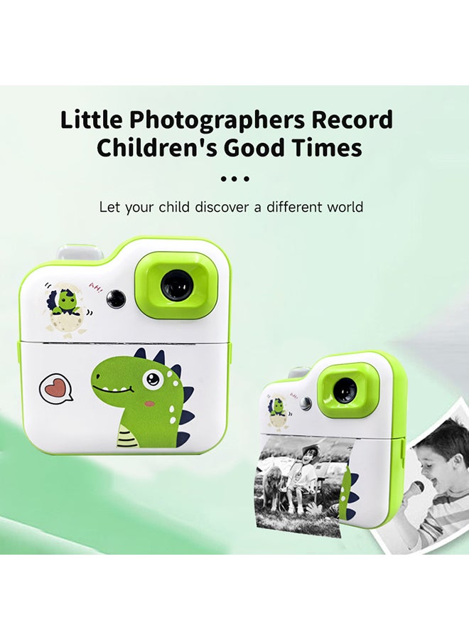 XiuWoo Mini Printer,Kids Camera Instant Thermal Printer 2.4 Inch Screen Digital Camera Support Timer Shooting 1080P Video Recording Thermal Inkless Printing with 3 Rolls White Print Paper 32G Memory Card - Image 5