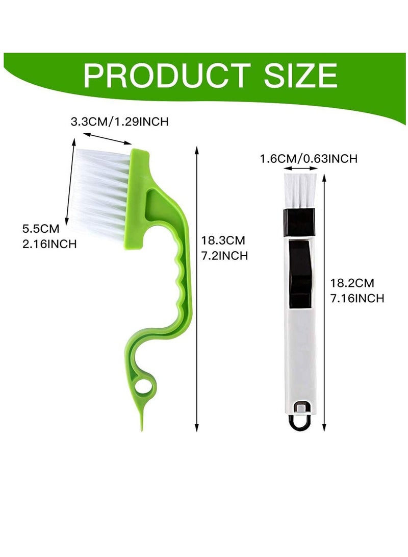 SYOSI 5PCS Cleaning Tools for Window Groove Gap KASTWAVE 4PCS Window Door Sliding Track Cleaning Brush 1PCS Dustpan Cleaning Brushes BHome Kitchen Cleaning Brush Tool  - Image 3
