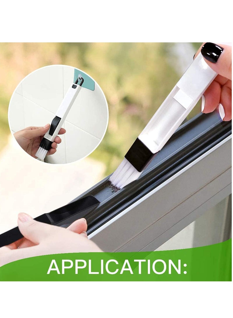 SYOSI 5PCS Cleaning Tools for Window Groove Gap KASTWAVE 4PCS Window Door Sliding Track Cleaning Brush 1PCS Dustpan Cleaning Brushes BHome Kitchen Cleaning Brush Tool  - Image 4