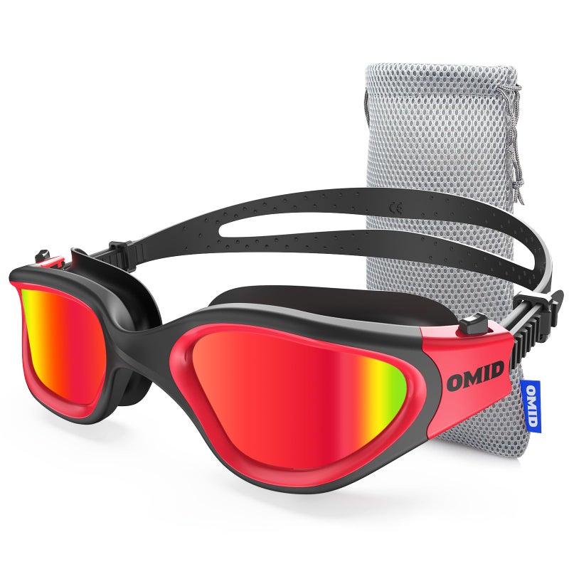 OMID Swim Goggles, P2 Polarized Swimming Goggles for Men Anti-fog Goggles Swimming for Adult Women - Image 1