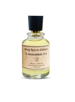 B BRAG Brag Sport Edition G. Insoleness 1714 1.7 OZ Eau De Perfumes for Men Unleash Long Lasting Men’s Fragrances Luxurious Arabic Perfume Perfect Oud Perfume for Men 