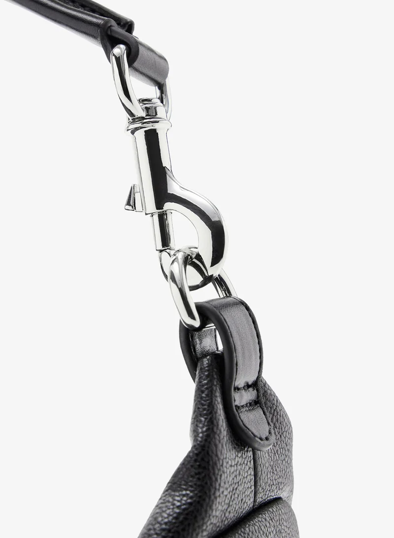 Mango 99-NEGRO Shoulder Bag With Pocket for Women | Best Price UAE