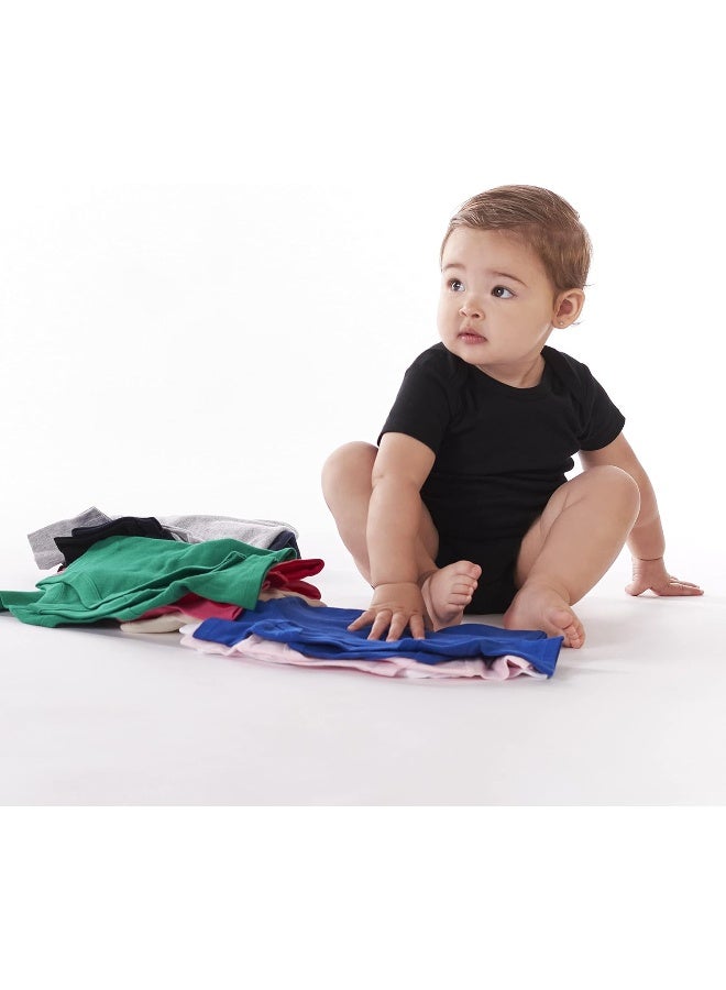 Gerber Gerber unisex-baby 5 Pack Onesies Multi-Packs Bundle Interlock 180 gsm Shirt  - Image 4