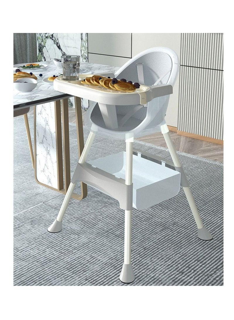 Arabest - 2 in 1 High Chair for Babies & Toddlers, Modern Safe & Compact Baby Highchair, Easy to Clean, Removable Tray, Easy to Assemble - Image 1