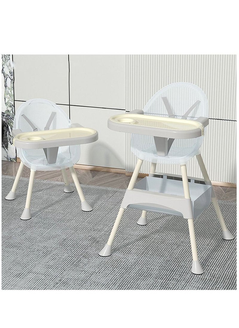 Arabest - 2 in 1 High Chair for Babies & Toddlers, Modern Safe & Compact Baby Highchair, Easy to Clean, Removable Tray, Easy to Assemble - Image 1