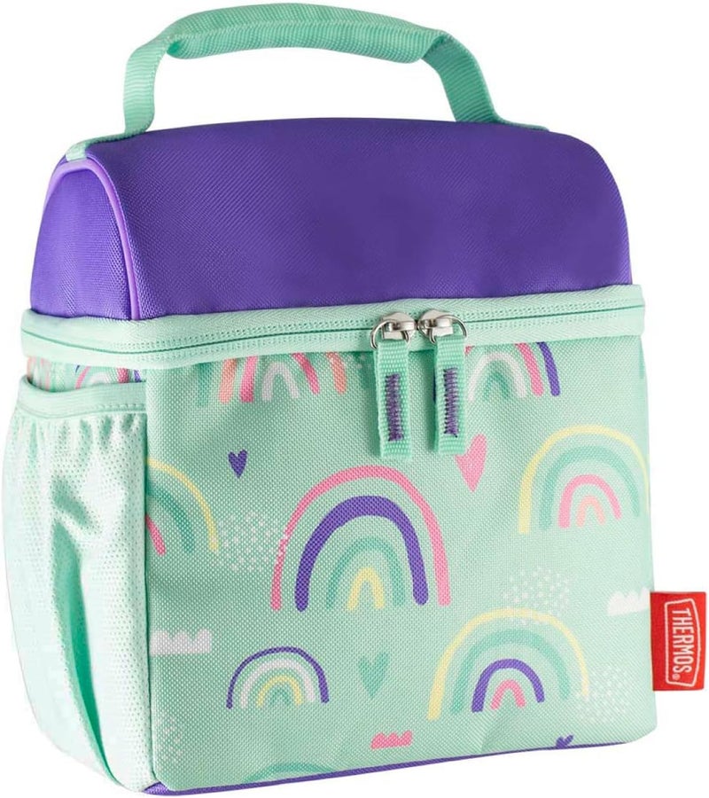 Thermos Standard Pop Top Reusable Insulated Lunch Bag - Rainbows - Image 2