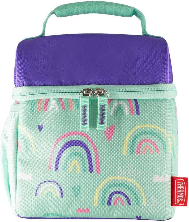 Thermos Standard Pop Top Reusable Insulated Lunch Bag - Rainbows - Image 1
